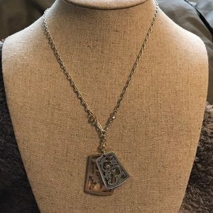 Brighton necklace silver and gold